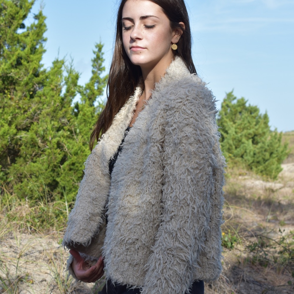 Kimchi Blue Shaggy Cardigan